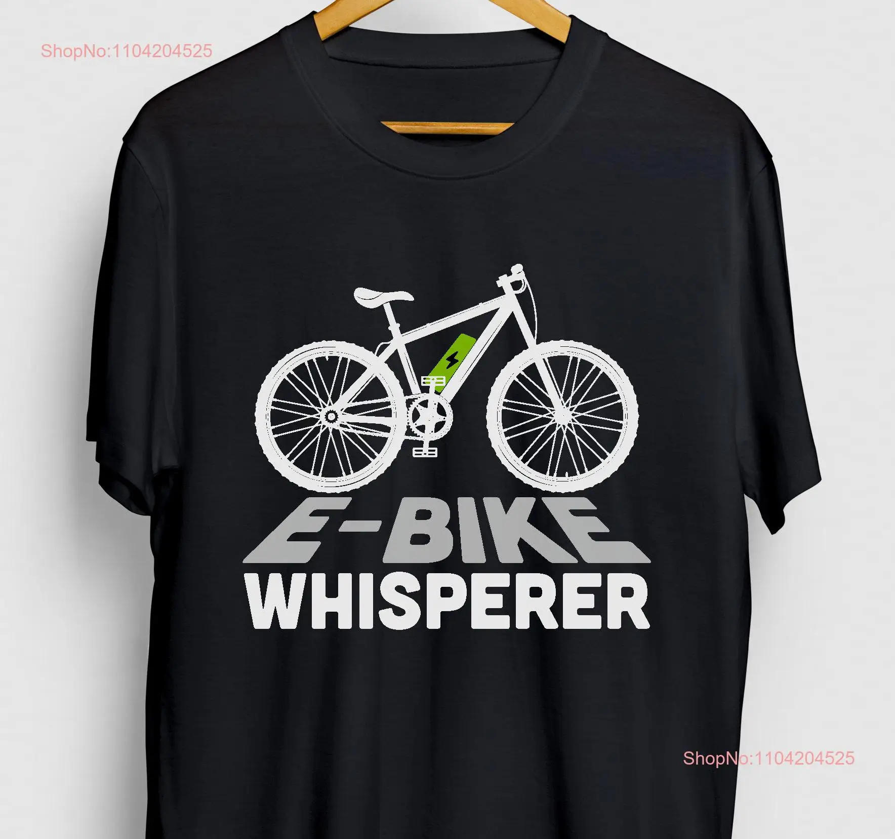 E bike Funny Mountain T Shirt Electric tee Ebike Whisperer Youth  long or short sleeves