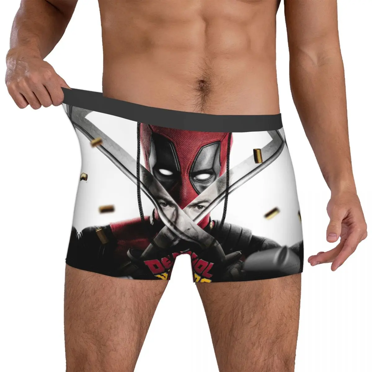 Deadpool & Wolverine Boxers Gag Gift For Man Funny Underwear Boxer Briefs