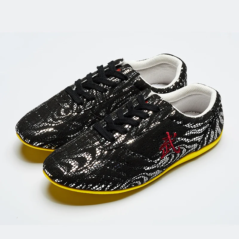 

Kids Kung Fu Shoes Non-Slip Sole - Unisex Tai Chi Training Shoes for Martial Arts Stage & Competition (Boys Girls)
