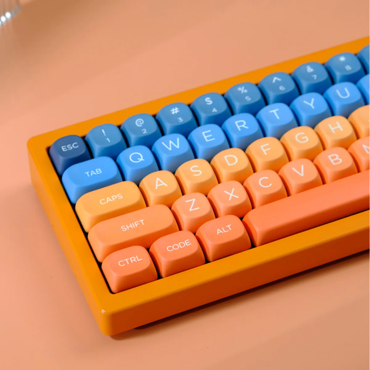 

KBCaps 129 Key Skyline PBT Material MOA Profile Dye Sublimation Keycap Set For MX Switches Gaming Mechanical Keyboard