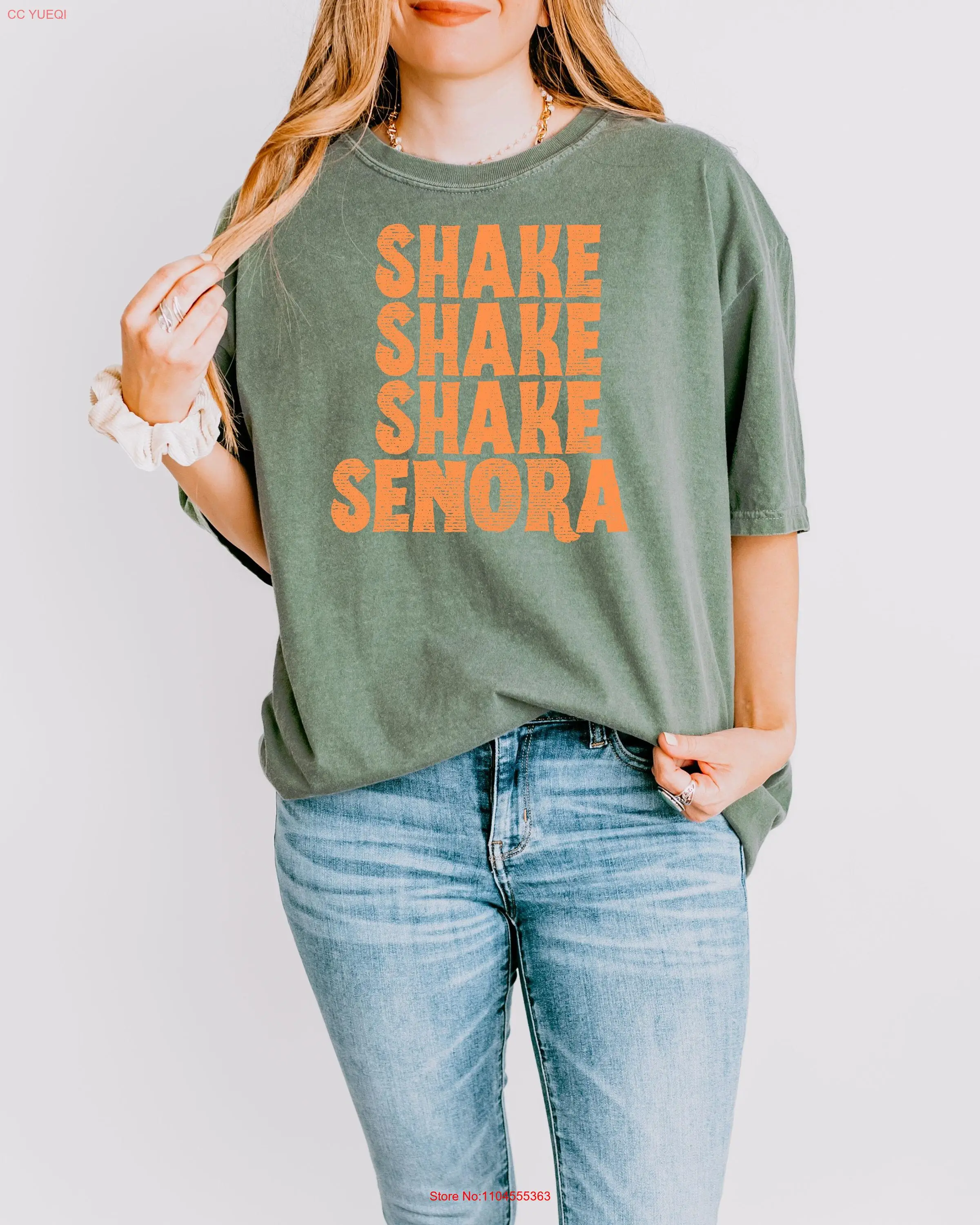 تي شيرت Shake Señora لخريف الهالوين المضحك بأكمام طويلة أو قصيرة