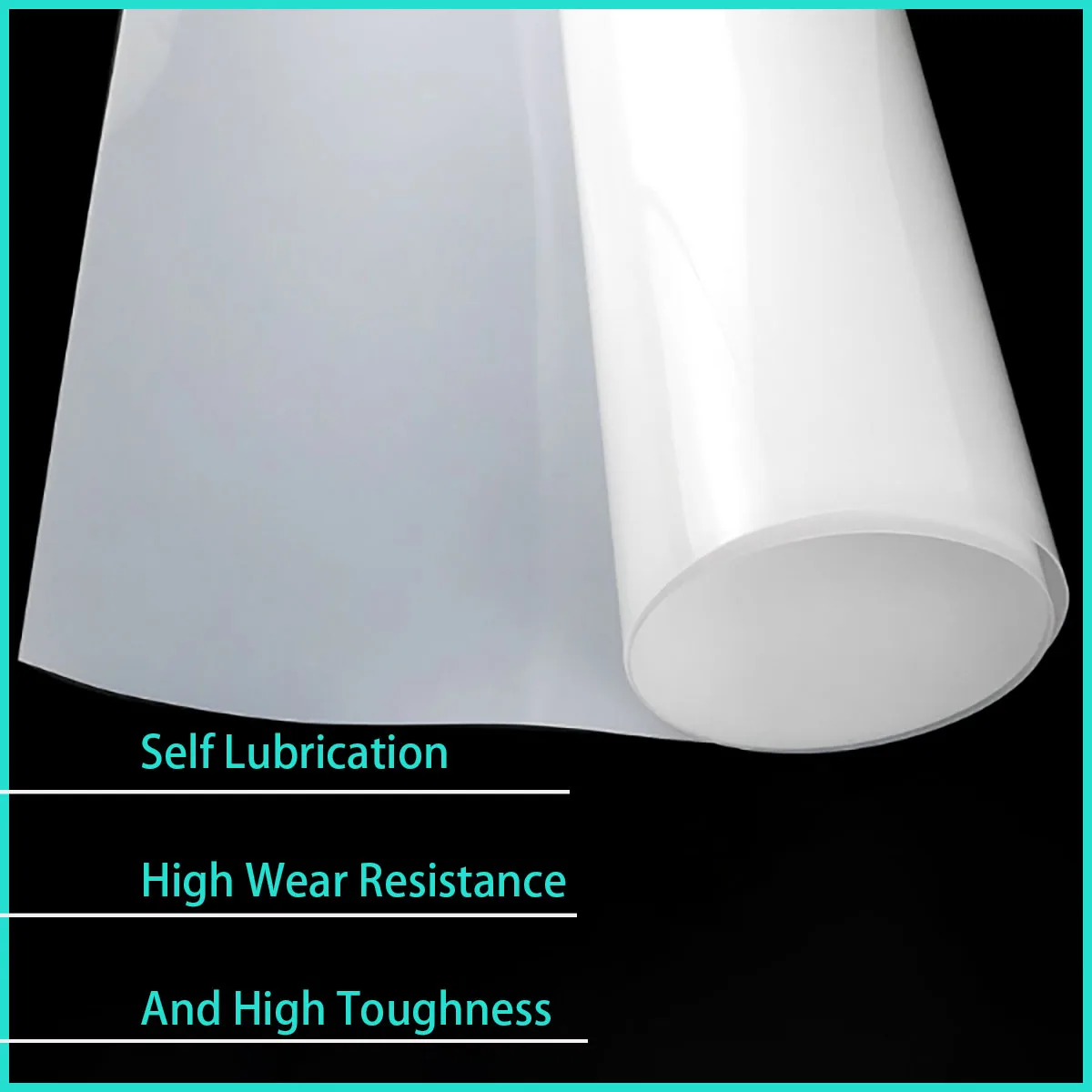 0.3-2mm High-Density Polyethylene (HDPE) Board, Wear-Resistant PE Plastic Sheet, 500x600mm/500x1000mm for Industrial & Daily Use