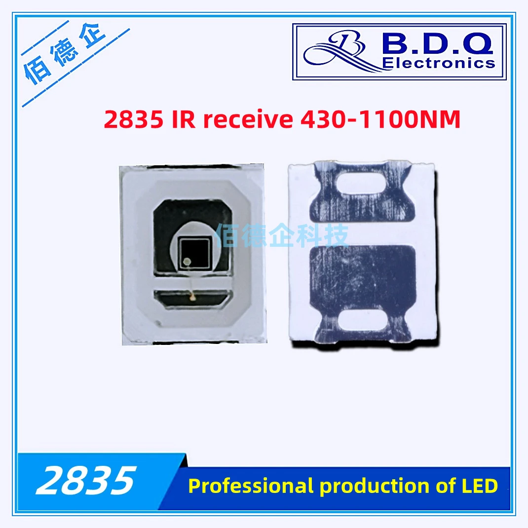 Imagem -04 - Cabeça de Bola 15 ° 30 ° 60 ° 90 ° Graus 3036 ir 850nm 940nm 0.1w 0.2w 0.5w Smd Led 100 Peças 2835