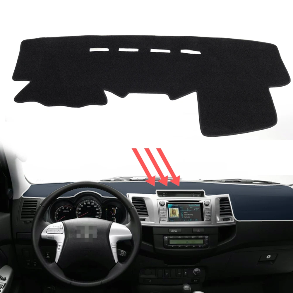 

Car Dashboard Mat for Toyota Hilux SW4 Fortuner AN50 2005 - 2014 Sunshade Protective Carpet Dash Mat Dashmat