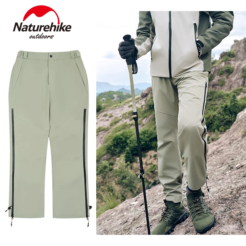 

Naturehike -5~5℃ Casual Pants for Men Women Breathable Wind/Waterproof Trousers Ultralight Zippers On Both Sides Hiking Pants