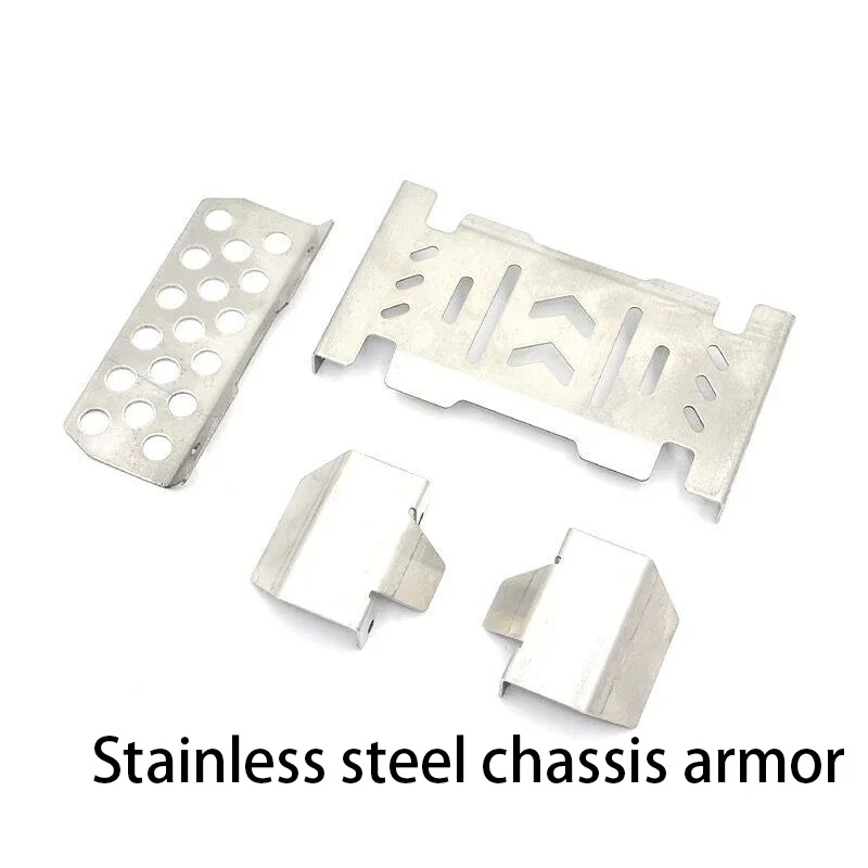 Yikong yk4107 Upgraden Metalen Accessoires Chassis Armor Contragewicht Trekstang Stuurbeker Voor Achterassen Auto Logos