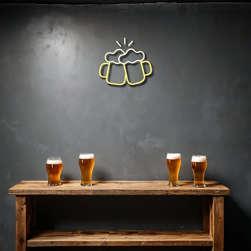 Customizable LED Neon Custom Humorous Text USB Powered Bedroom Bar Party Aisle Wall Decoration Man Hole Gift Multi Font Lighting