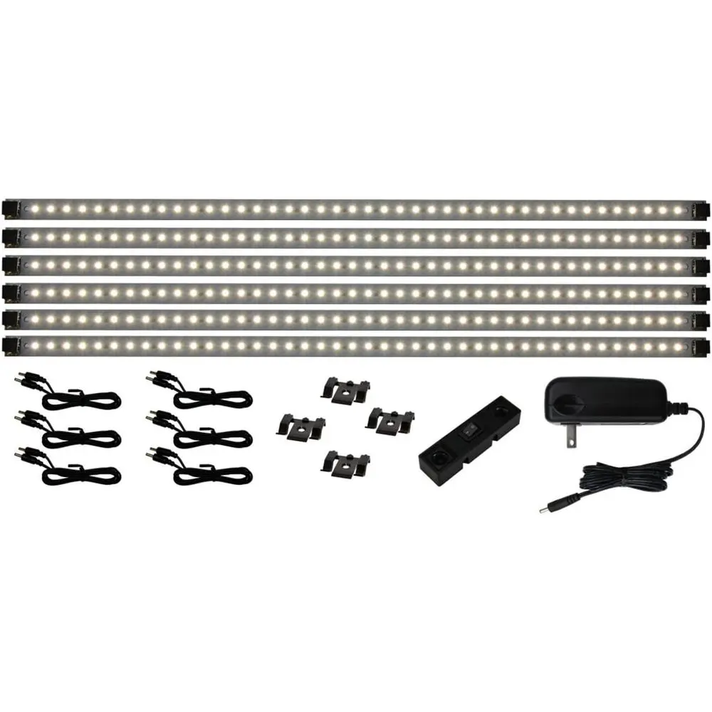 42-LED Deluxe Warm White Under Cabinet Lighting Kit - Plug-in