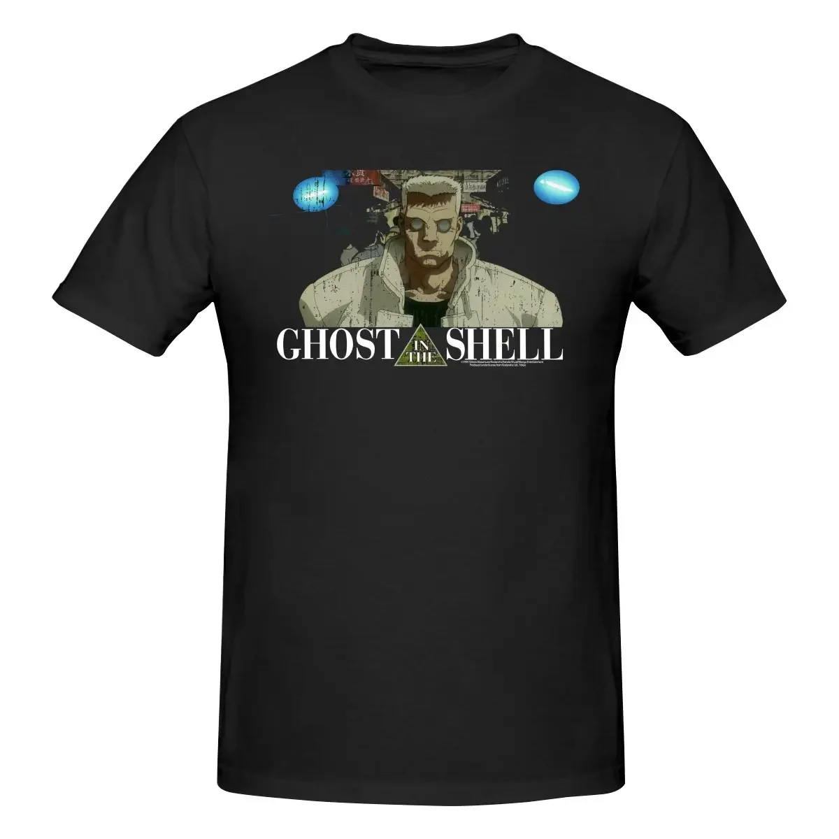 Vintage GRAIL 90's Fashion Victim Ghost In The Shell Batou T Shirt long or short sleeves