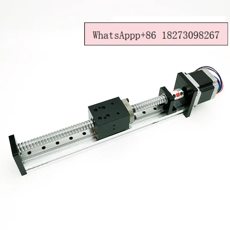 Cross linear sliding table ball screw 40mm silent precision stepper motor CNC linear guide bearing module