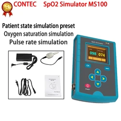 CONTEC MS100 SpO2 Simulator,Pulse Oximeter Accuracy Oxygen Saturation Simulation