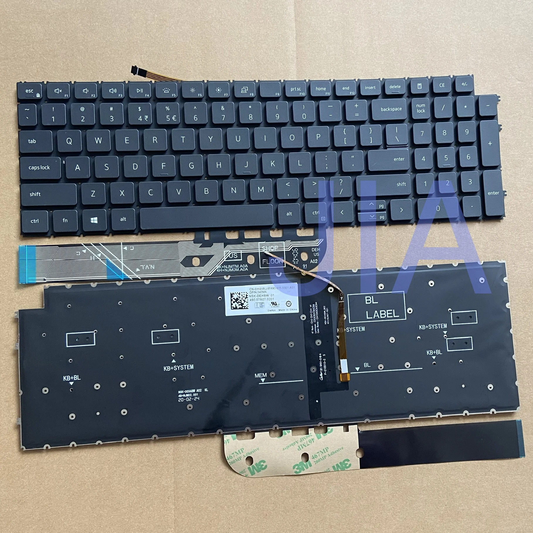 Keyboard For Dell Vostro 15 3510 3515 3525 3520 5510 5515 P106F Backlit