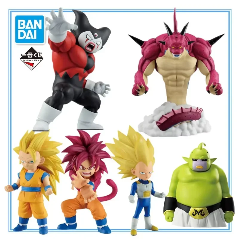 

In Stock 100% Original Bandai Ichiban Kuji Little Vegeta Majin Buu Earth Dragon Kaioshin Anime Character Collectible Figurine