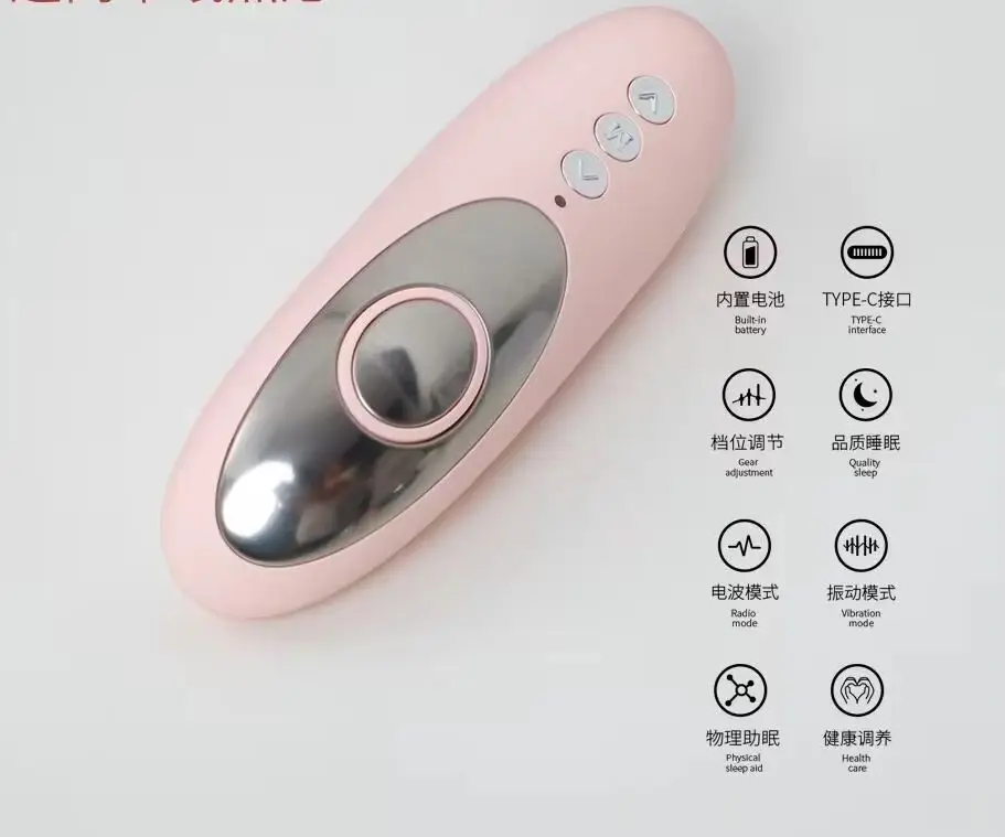 Electronic Hand Sleeper Aid Portable Microcurrent Sleeping Instrument Electric Anti Insomnia Aid Device Sleep Relax for women