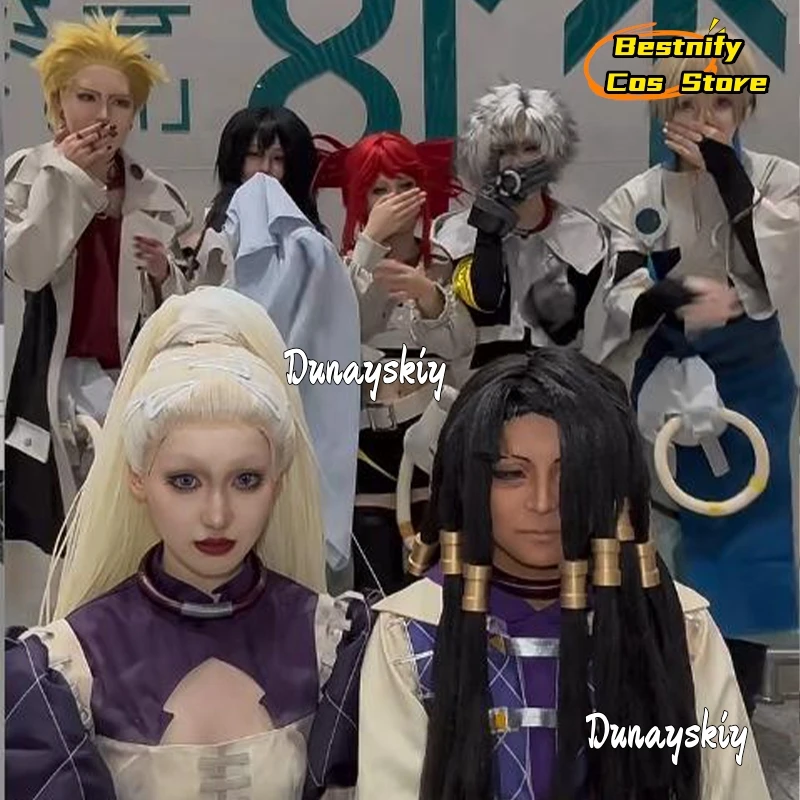 CR7.3*Gachiakuta Kutony Cthoni Zodyl Fluffy Teased Gris Top Detachable Ahoge Full High Temperature Fiber Cosplay Anime Hairpiece