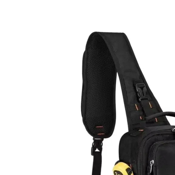Adjustable Electrician Tool Bag 15 Pockets 1680D Oxford Waist Pouch With Strap For HVAC Technician DIY Storage Organizer Black G