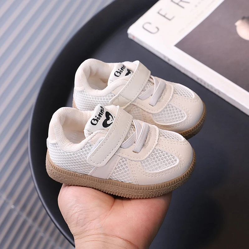 Children\'s sports mesh shoes 2024 summer new baby shoes baby toddler shoes boys mesh shoes breathable girls sneakers