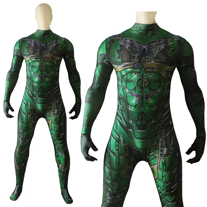 

Green Goblin Jumpsuit Bodysuit Cosplay Costumes Movie Character Halloween Party Performance Costume for Adult Kids hf5]]