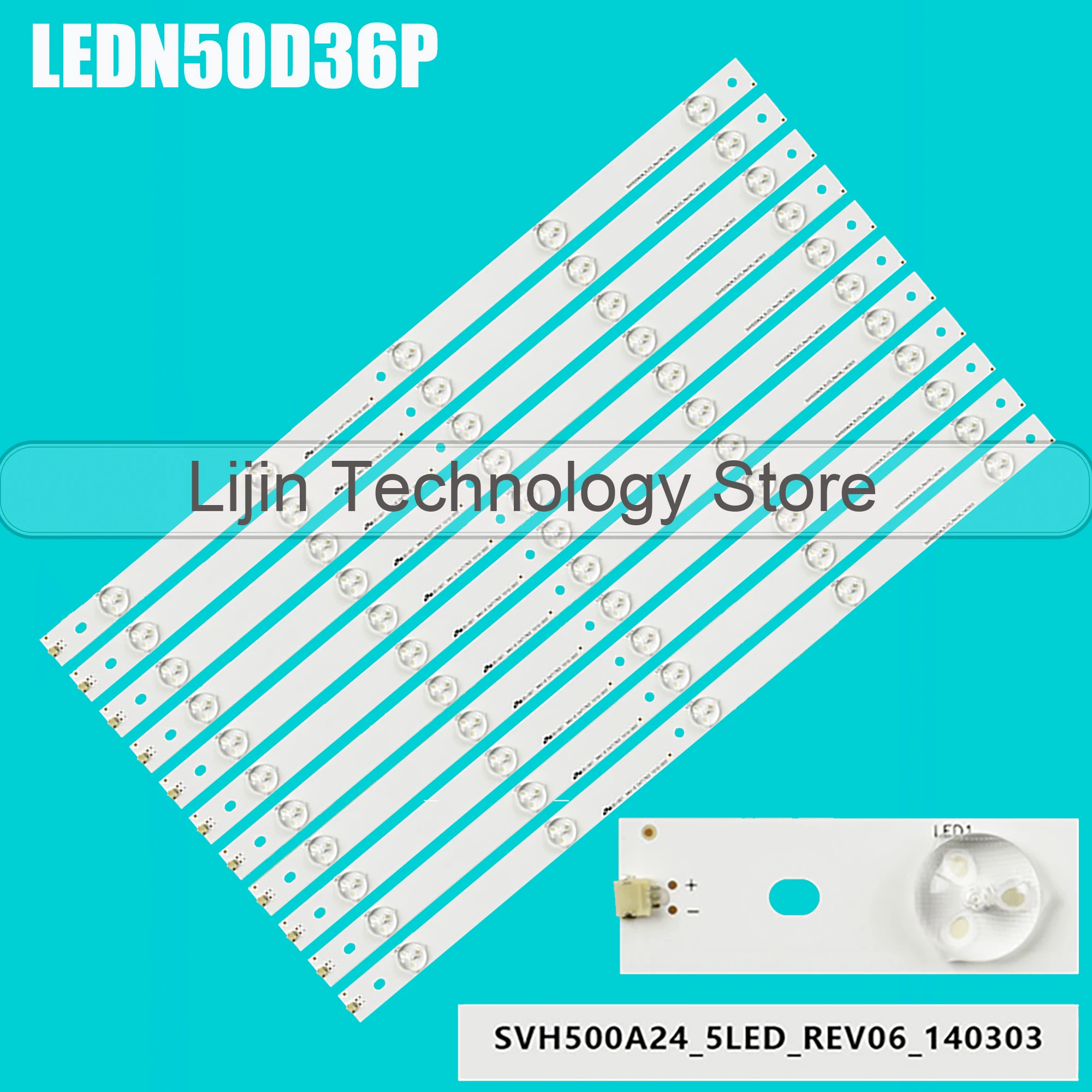 Tira de retroiluminación LED para 50H5B 50H4B 50H4C 50H4CA 50H5C 50H5GB 50D36P-N LED50K220 LED50H168 LED50K1800 LED50K1800A LEDN50D36P
