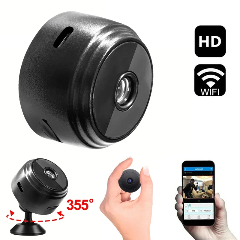 A9 2MP Mini WiFi Camera for Wireless Security Monitoring, Remote Surveillance, and Smart Home Protection