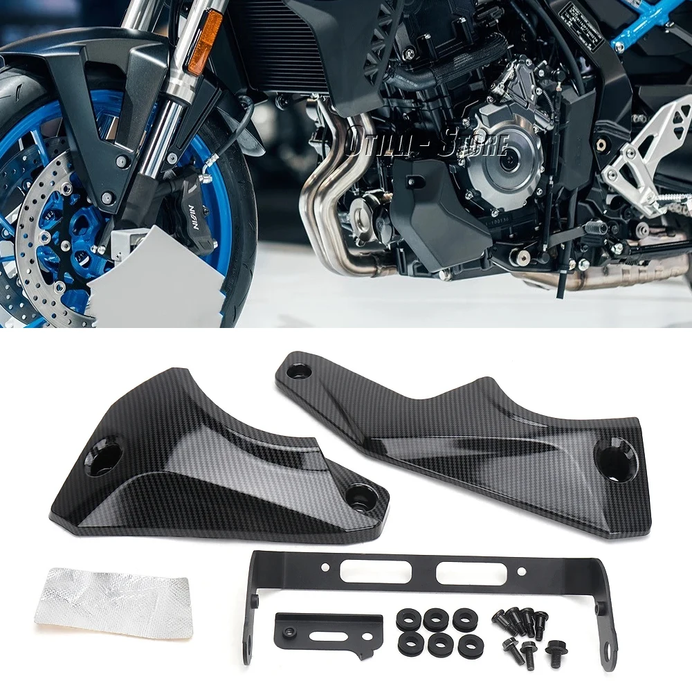 New Black / Carbon fiber Motorcycle Engine Guard Protection Kit Accessories For SUZUKI GSX 8S GSX8S GSX-8S 2022 2023 2024