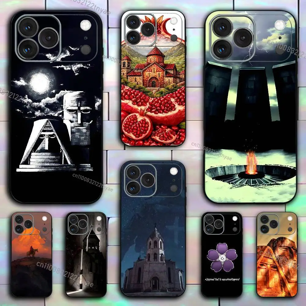 

Armenian genocide 1915 Clear Silicone Case for iPhone 17,16,15,14,13,12,11,Pro,Max,Mini,XS,X,8,Plus Shockproof Black Cover