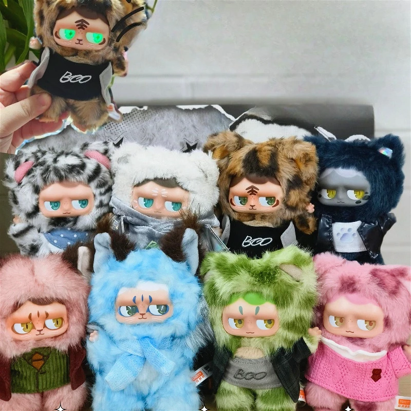 Monboo Cat Superstar Series Blind Box, Lindo Colgante de Muñeca Anime para Bolso, Monboo Mystery Box, Llavero de Vinilo, Juguetes, Regalo Sorpresa para Niñas