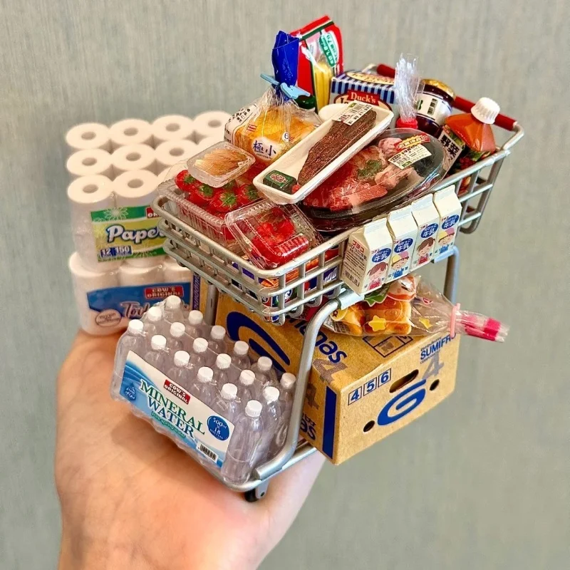 

Re-Ment Original Miniature Membership Warehouse Store Daily Goods Supermarket Action Figure Realistic Diorama Set Ornaments Gift