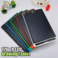 12Inch LCD Drawing Tablet for Children Writing Learning Pad Portable Color Electronic Graphic Board Art Tool Gifts for Kids