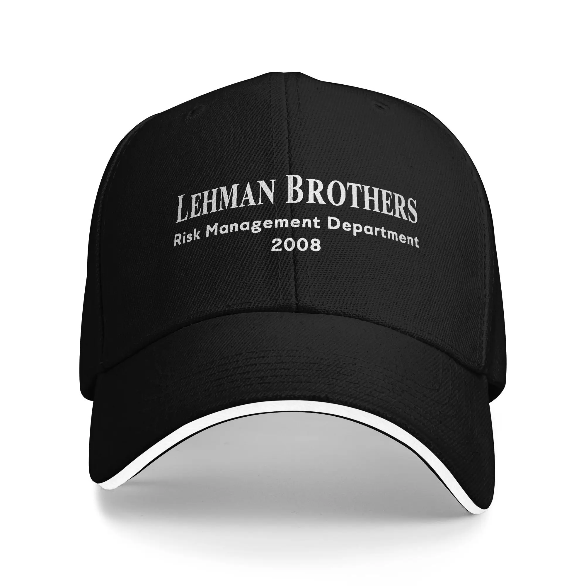 Lehman Brothers Risk Management Department 2008 Casual Baseball Cap Summer  Trucker Hat Sport Hats Couple Women Baseball Caps