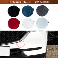 Front Bumper Tow Hook Cover Cap Trailer Hauling Eye Cover Lid For Mazda CX-5 CX5 KF II 2017 2018 2019 2020