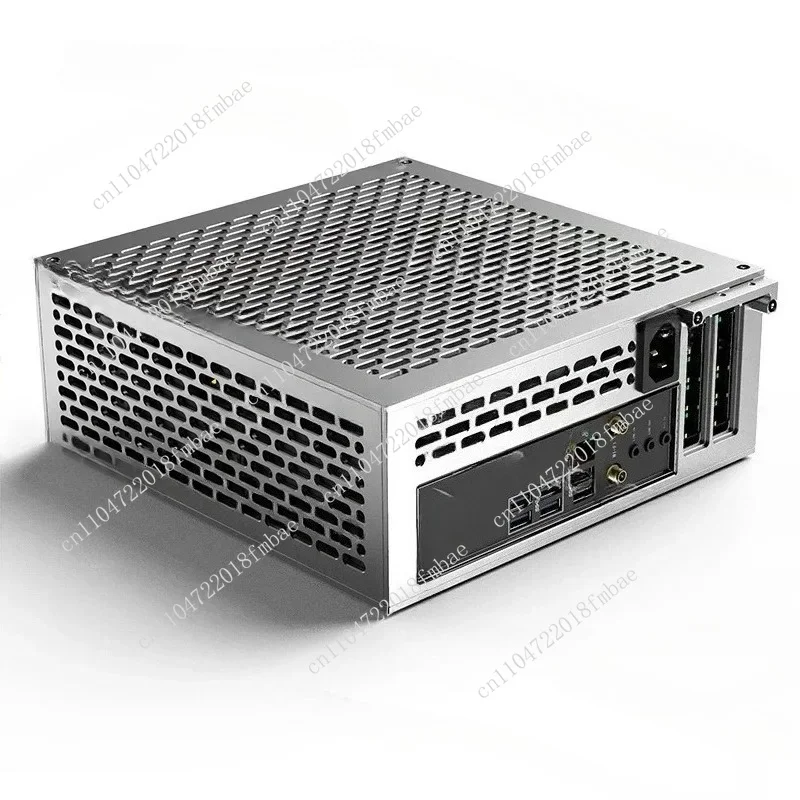 1U power supply compatible with double-sided chamfered 5-liter mini ITX PC chassis A24 V5 dual slot single monitor small size