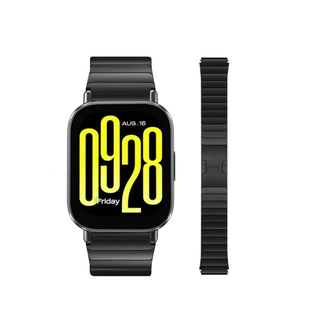 Correa de Metal de 22mm para Redmi Watch 5 Active/Lite pulsera de acero inoxidable de alta gama para Huawei Watch GT5/4 Pro 46mm Amazfit GTR 4