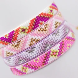 BLUESTAR 2024 Delicate Miyuki Beaded Bracelets Handmade Summer Beach Jewelry for Women Teen Girl Boho Fashion Beads Pulsera Gift