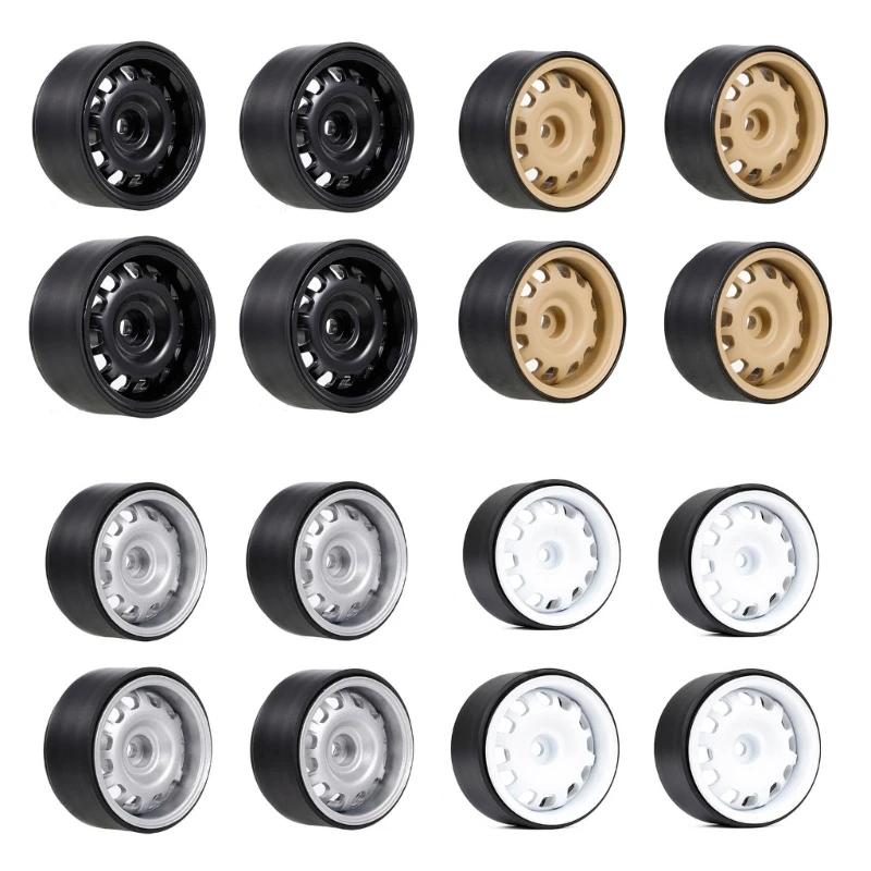 

Metal Wheel Hub 1.9’’ Beadlock Wheel Hubs for 1/10 Remote Control Crawler SCX10 Four Wheel Upgrade Accessories