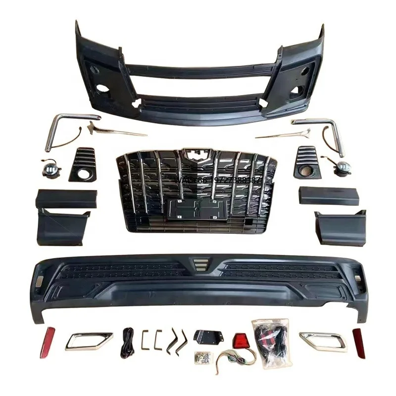 

DJZG New Upgrade Automotive Parts Alphard Body Kit Car Bumpers for Hiace 2019-2021 Car Accessories