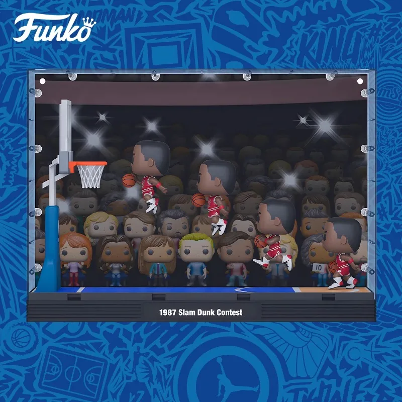FUNKO POP《NBA Chicago Bulls مايكل جوردان سلام دنك مسابقة》عمل سطح المكتب زينة زخرفية نموذج ألعاب نموذج قابل للجمع #2