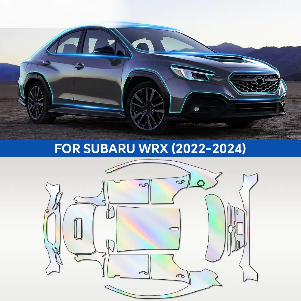 

For Subaru WRX 2018 2019 2020 2021 TPU Paint Protection Film Self-Healing Clear Bra Pre-cut PPF Car Body Anti-Scratch Resistant