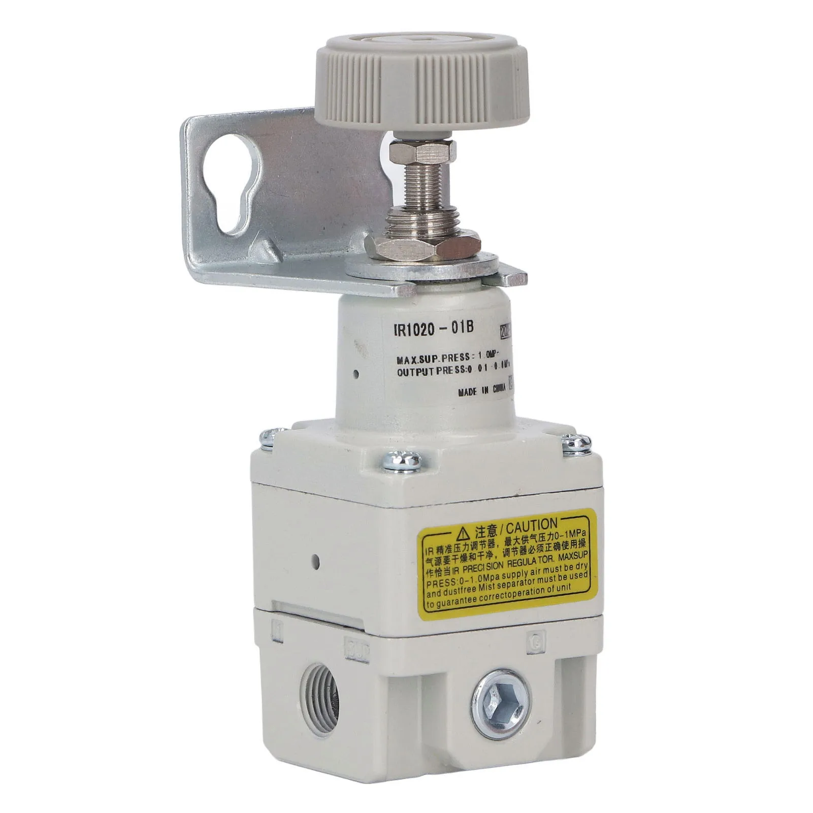 Pneumatic Compressed Air Regulator Valve with Bracket High Accuracy Pressure Reducing Valve Air Pressure Regulator Valve