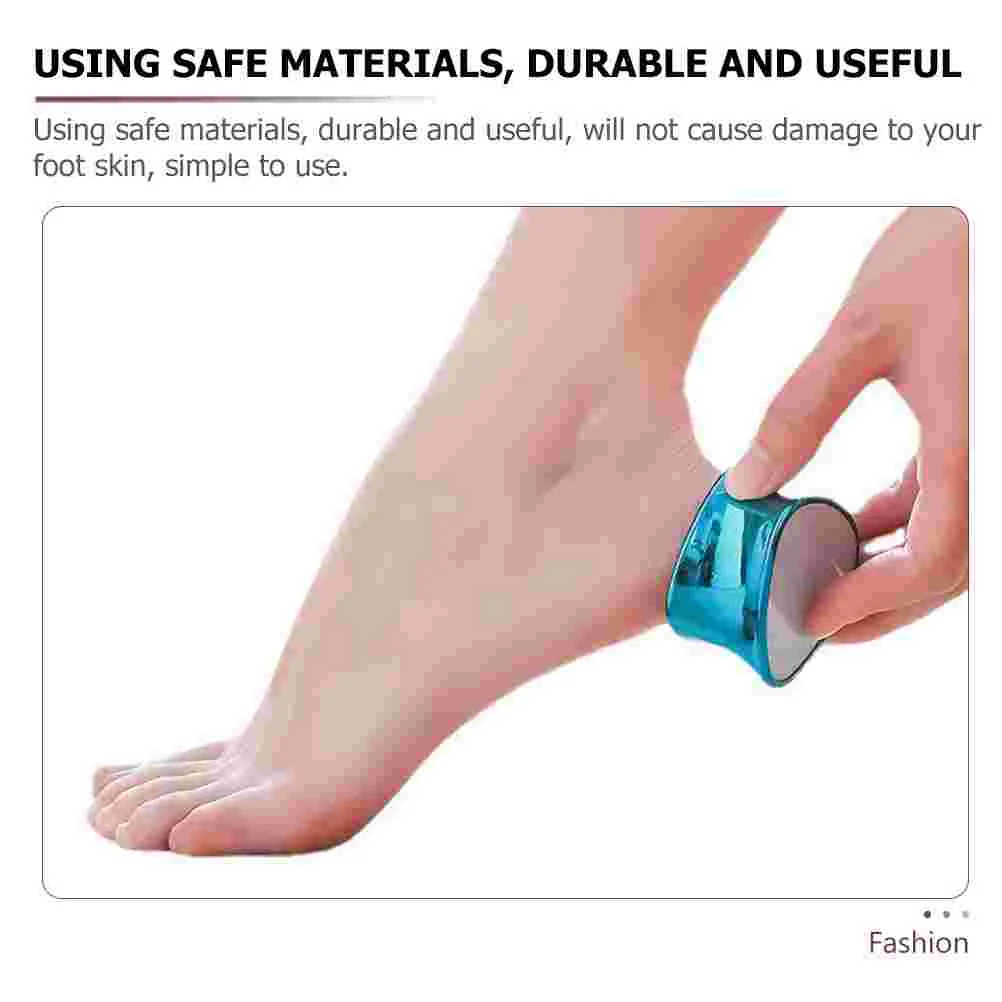 Double-sided Nano Glass Grinder Foot Pedicure Exfoliator Tool Feet Callus Remover Scrubber Dual Tools Abs for Dead Skin