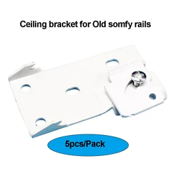 Alta Qualidade instalação do suporte Elétrico Cortina Track Rail teto Suporte para dooya/velho somfy cortina trilhos