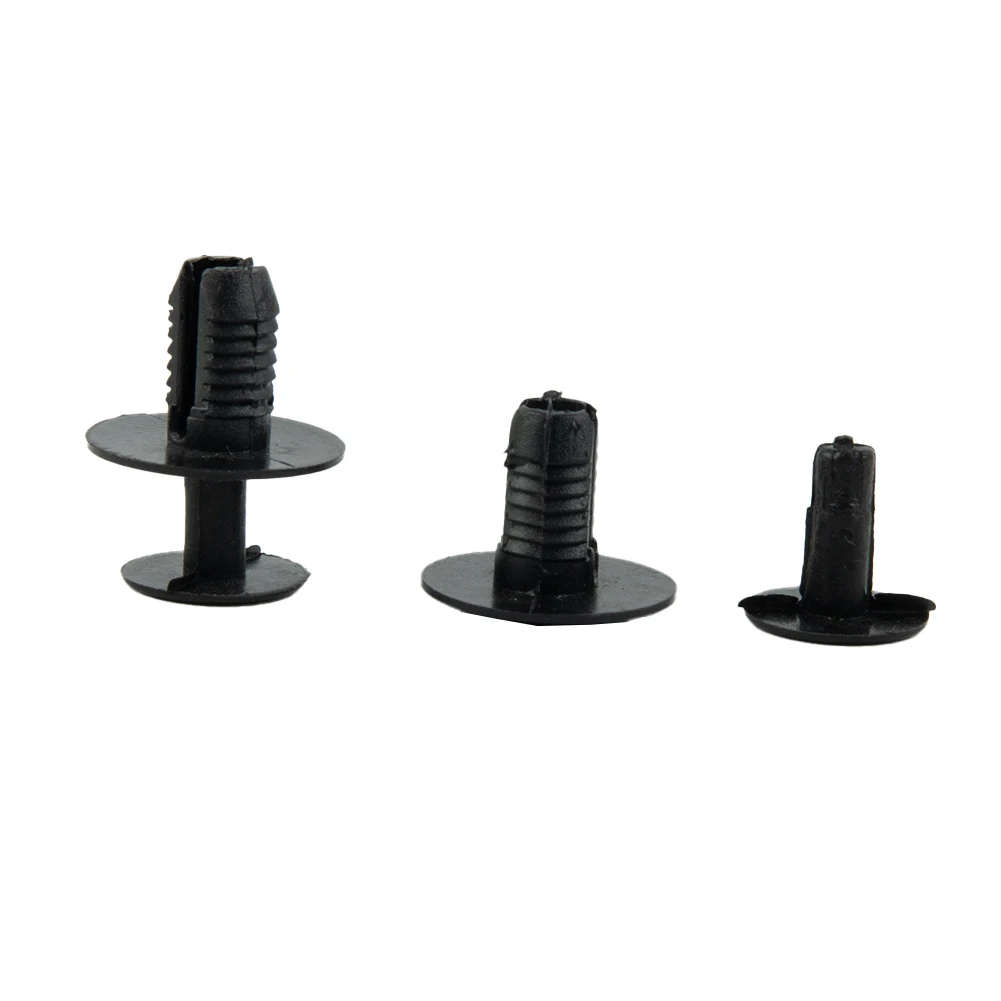 50PC Auto Fastener & Clip 9mm Plastic Rivet Clips Car Fender Fastener For Mercedes For-Benz For BMW Clips Car Accessories