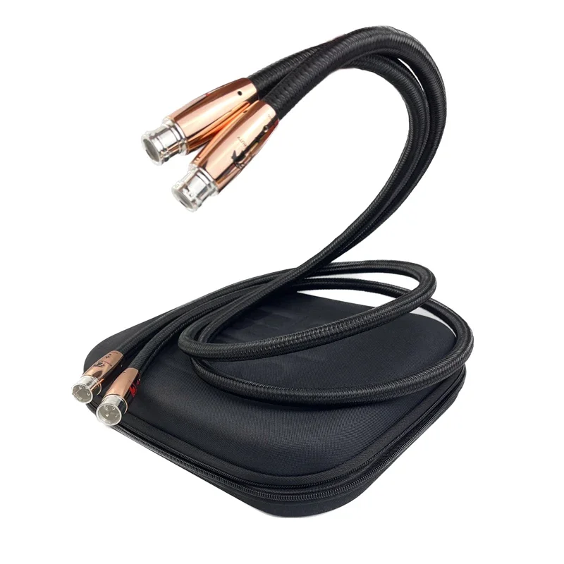 

Audiophile Black Beauty XLR Balanced Cable Cable PSC+ Copper HiFi Audio Interconnect Line for Amplifier CD Player