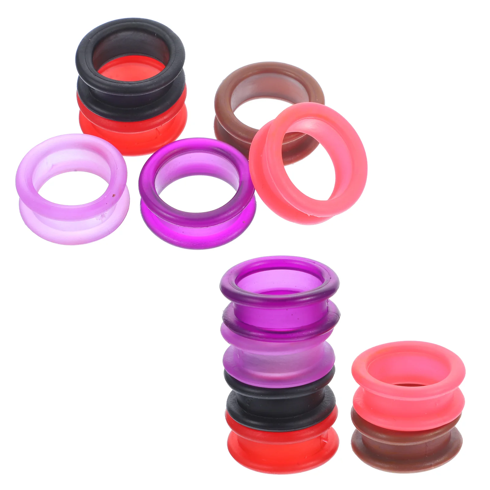 Silicone Ring Rings for Scissors Finger Small Comfortable Inserts Grooming Dogs Colored Pets Cover