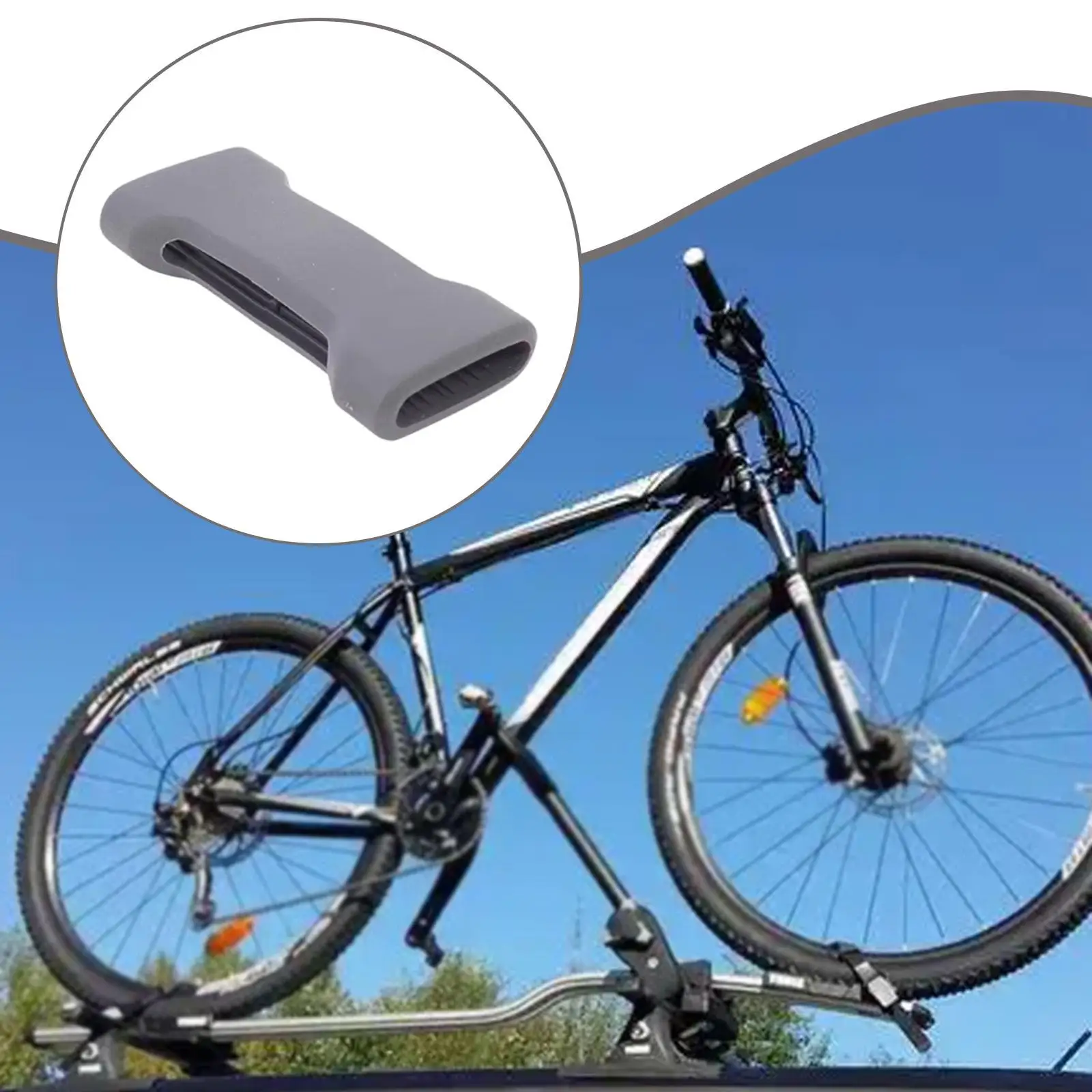 Roof Bike Rack Wheel Strap Protective Pad Practical Reliable Replace Accessories