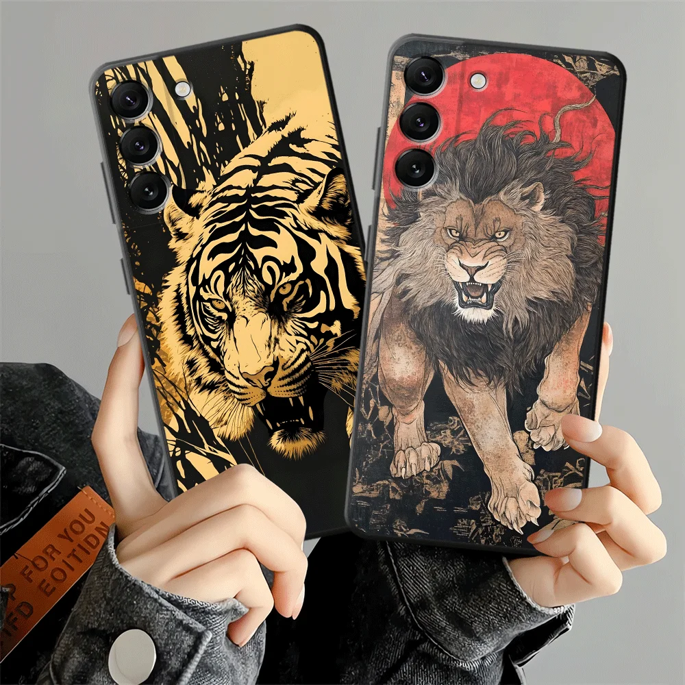 Cartoon Tiger Lion …