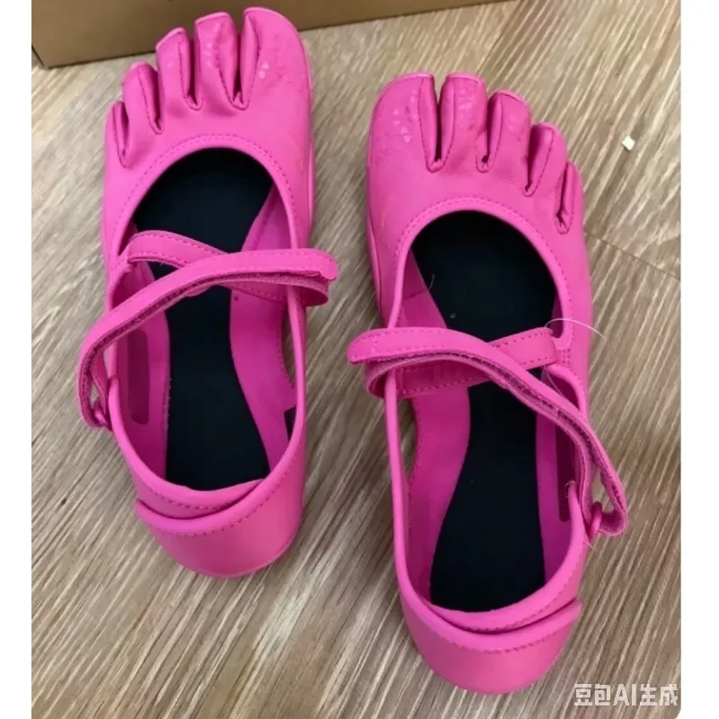 Mary Jane Five-toe Footwear For Yoga Pilates Indoor Outdoor Training Comfortable Breathable Lightweight Fitness Exercise Shoes