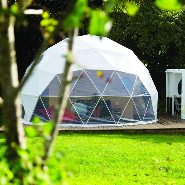 

Luxury Four Season Geodesic Dome Tent for Glamping Resort Hotel Dome House Family Recreation with Bathroom