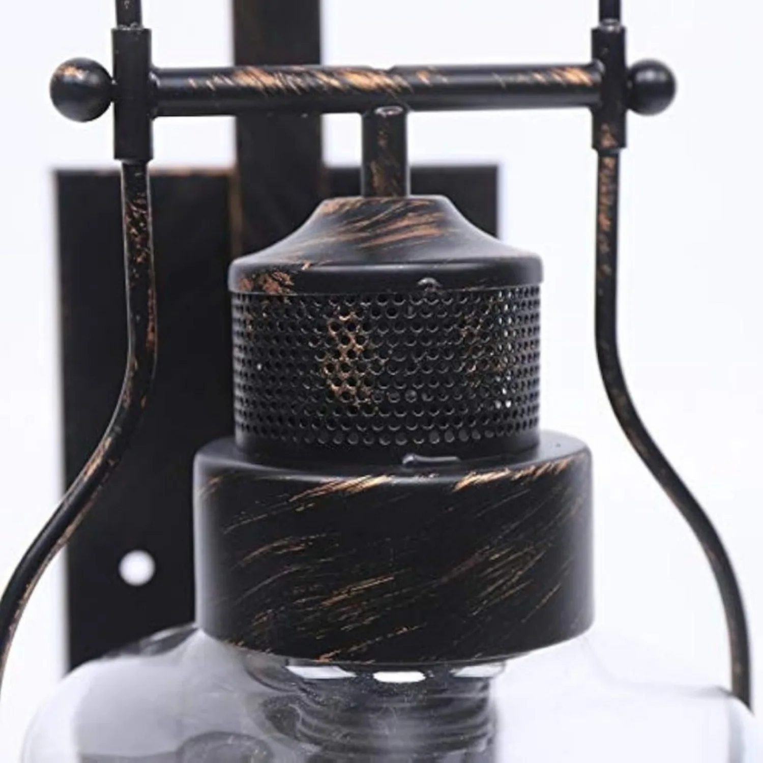 โคมไฟติดผนังอุตสาหกรรม โคมไฟผนังสไตล์ลอฟท์ คันทรี สร้างสรรค์ โดดเด่น ย้อนยุค วินเทจ โคมไฟแก้วติดผนัง