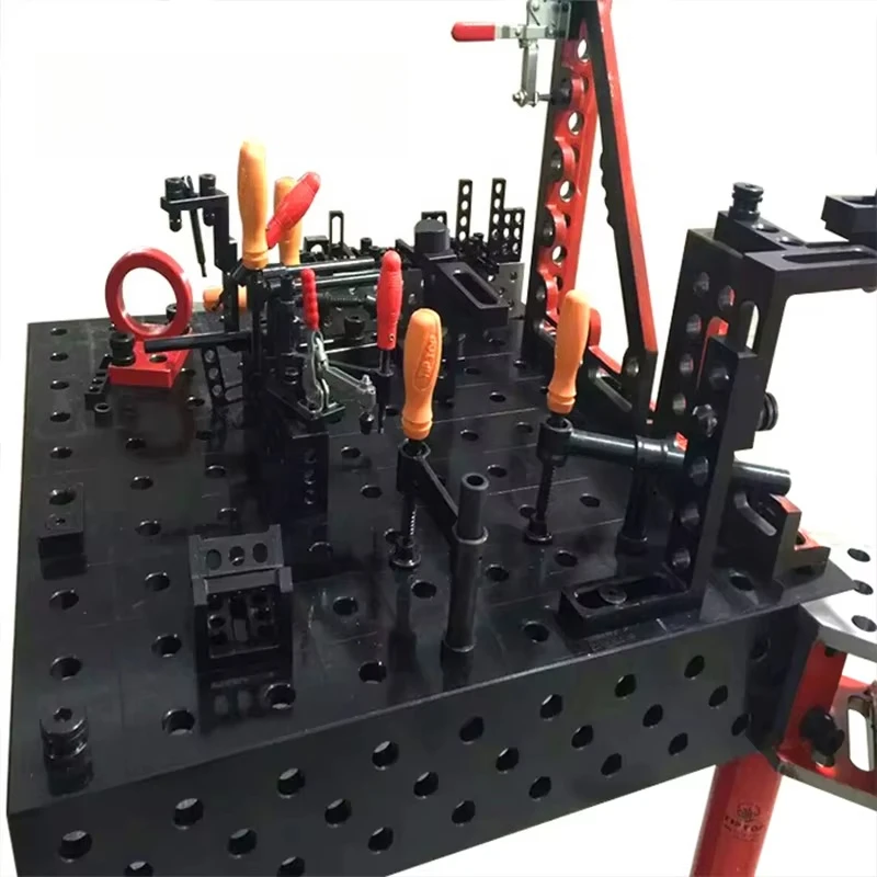 3d Welding Table Clamping System Fixture Jigs Cast Robot Weld Positioner